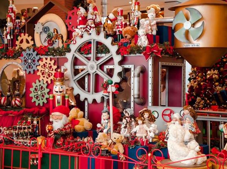 Shopping Estação anuncia show de luzes em sua fachada e fábrica de brinquedos do Papai Noel