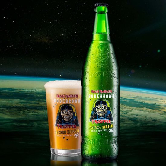 Aces High nova cerveja Bodebrown Iron Maiden - foto divulgacao