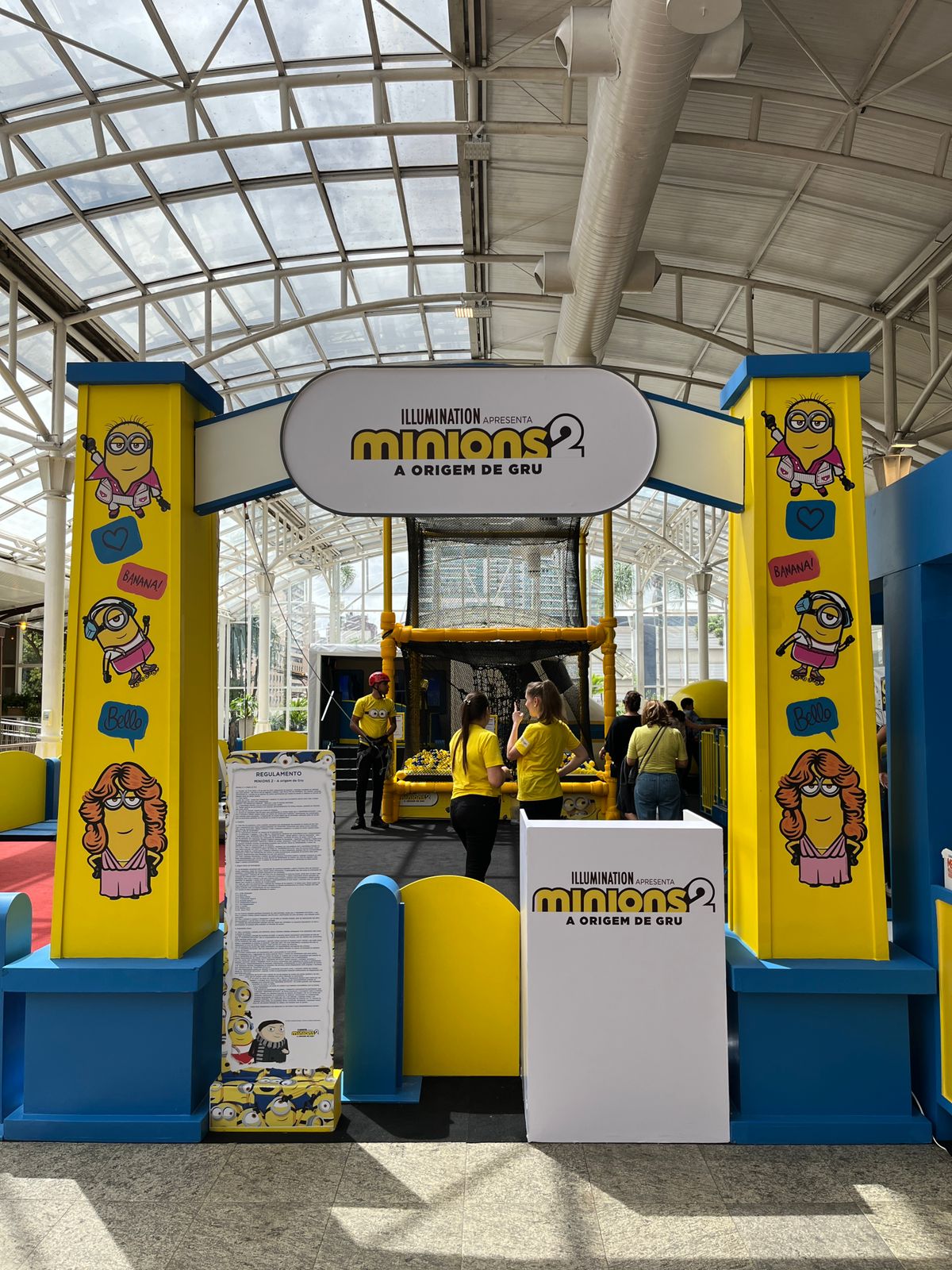 Super novidade em Curitiba: parque dos Minions acaba de ser inaugurado no Shopping Estação