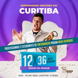 Eduardo Stall, o Enfermeiro Sincero, sobe ao palco do Teatro Regina Vogue no Shopping Estação