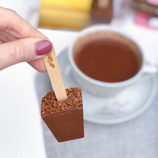 stick de chocolate quente - Foto Curitidoce