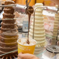 Lugares para comer fondue de chocolate no centro de Curitiba