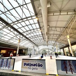 pista de patinação no gelo