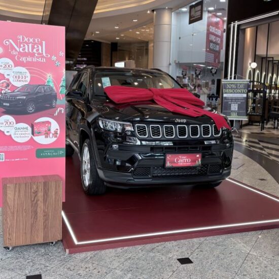 Shopping Estação sorteia Jeep Compass em sua campanha de Natal