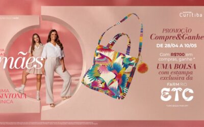 Shopping Curitiba celebra o Dia das Mães com bolsa exclusiva da FARM