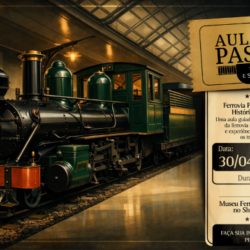 Aula-passeio gratuita celebra o Dia do Ferroviário no Shopping Estação