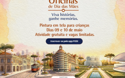 Outono das Mães transforma criatividade em afeto com oficinas gratuitas para crianças no Shopping Estação