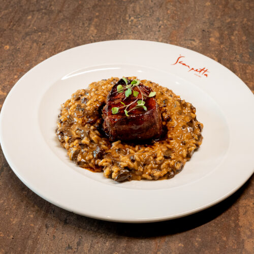 Steak de Filé com Risoto por Scarpetta - Créditos Content LAB